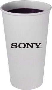 Promotional Stadium Cups: 20oz White Paper Cups